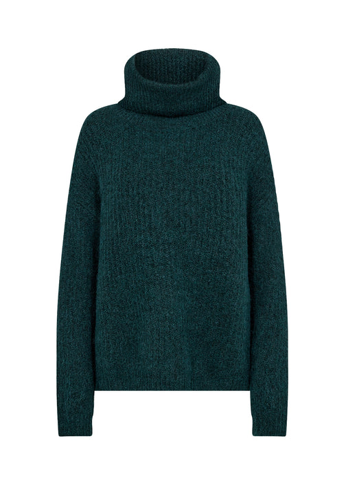 SOYA CONCEPT JADE GREEN SWEATER COWL NECK